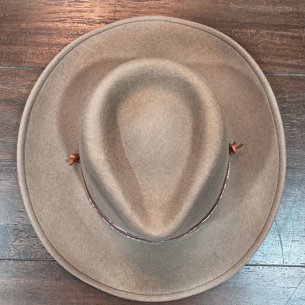 Stetson Wool Crushable Hat Santa Fe Mushroom – ELP Western Stetson Wool Crushable Hat Santa Fe Mushroom – ELP Western
