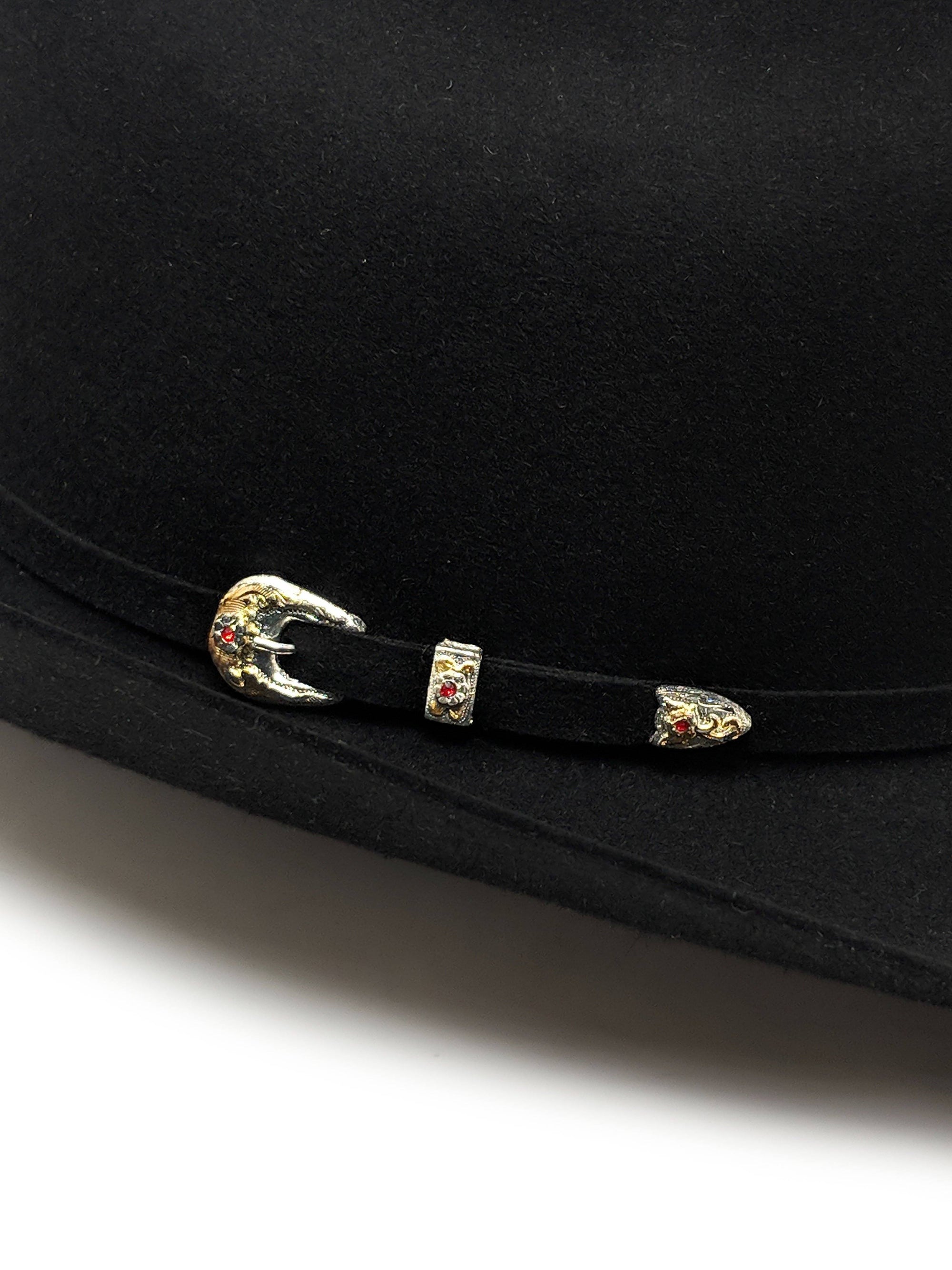 Larry Mahan 6x Real Cowboy Hat Black