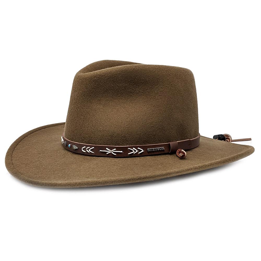 crushable felt hat