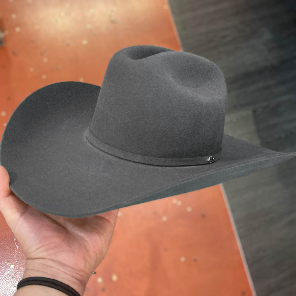 stetson 4x mason felt hat grey