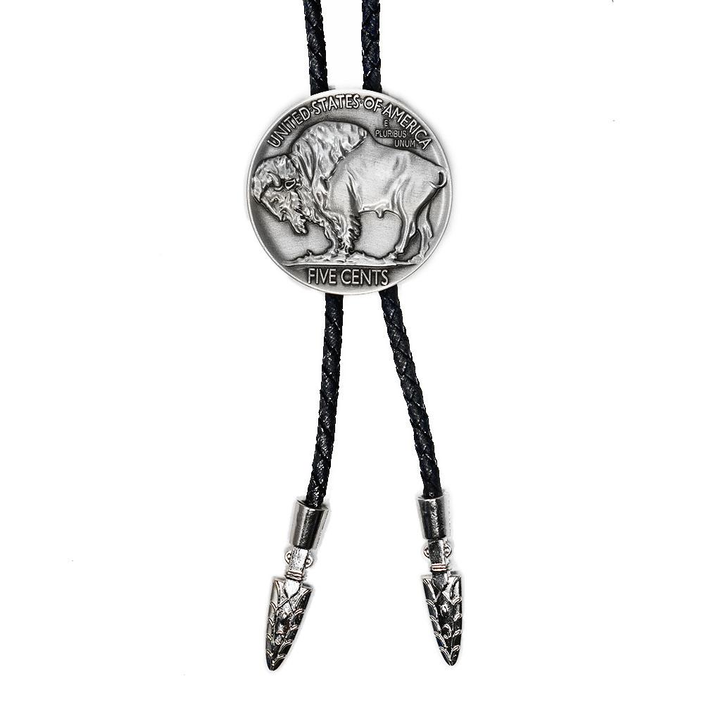 buffalo nickle bolo tie