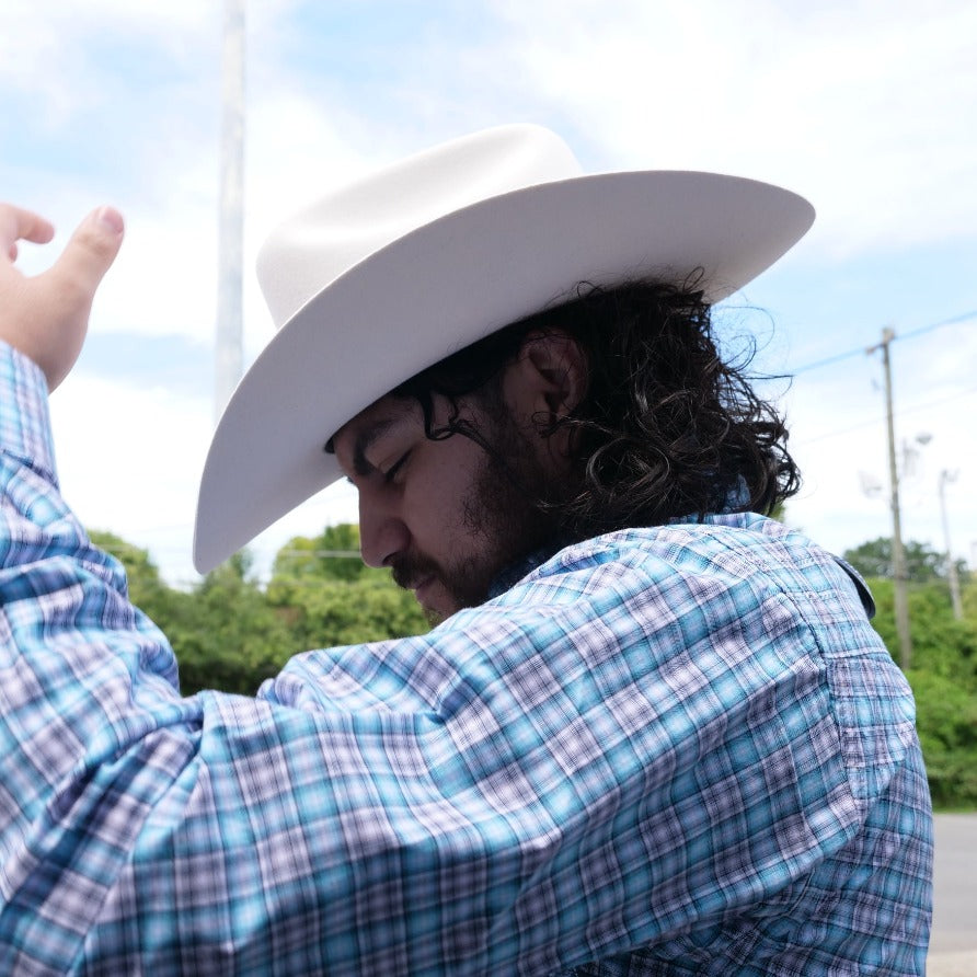 white cowboy hat resistol pageant 4x