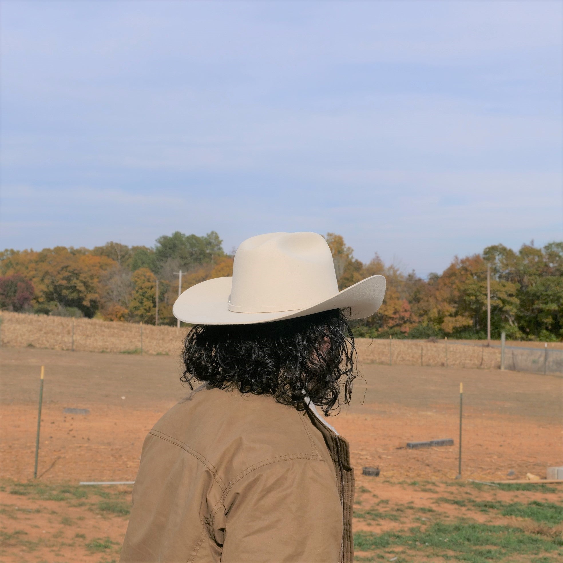 beige cowboy hat