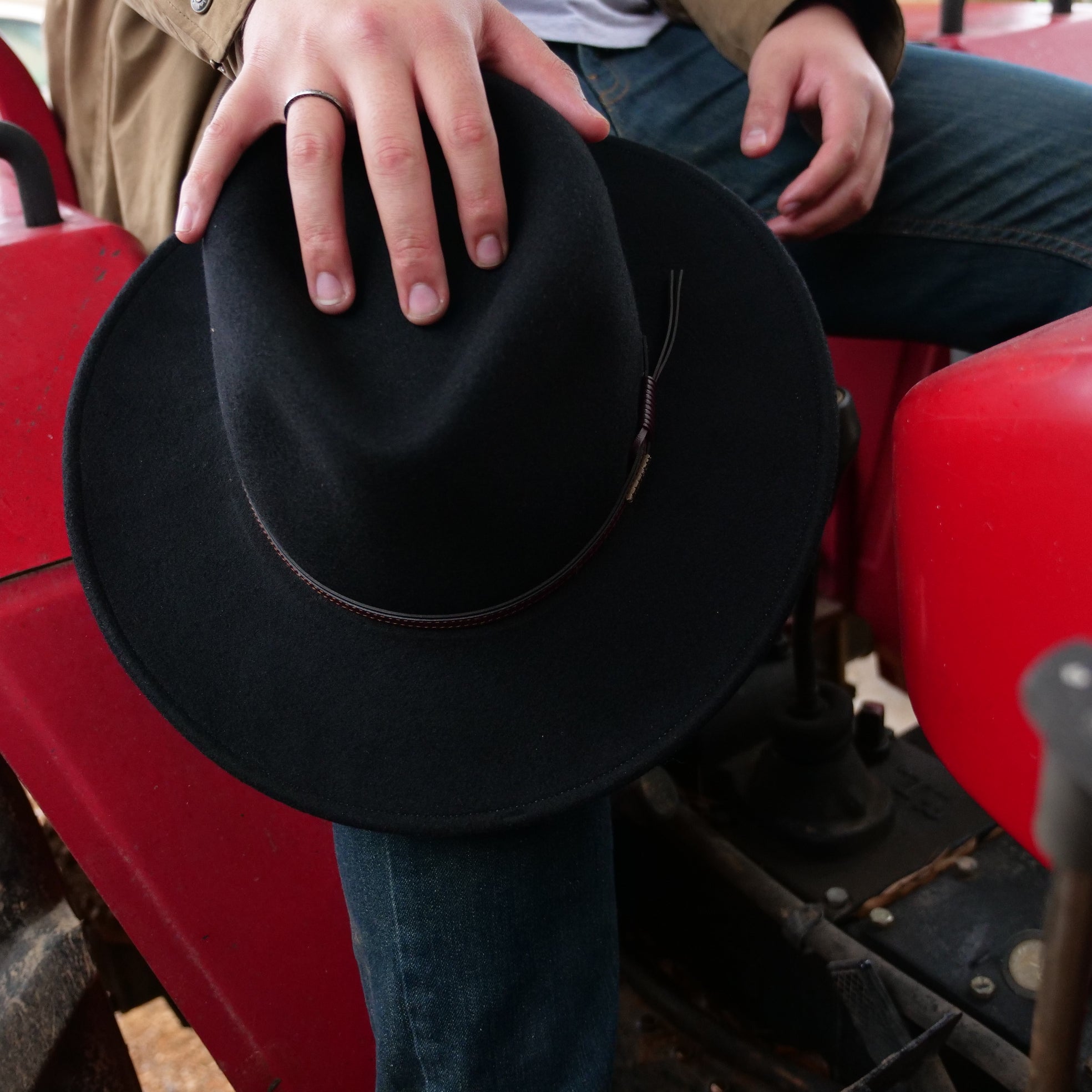 stetson bozeman hat black