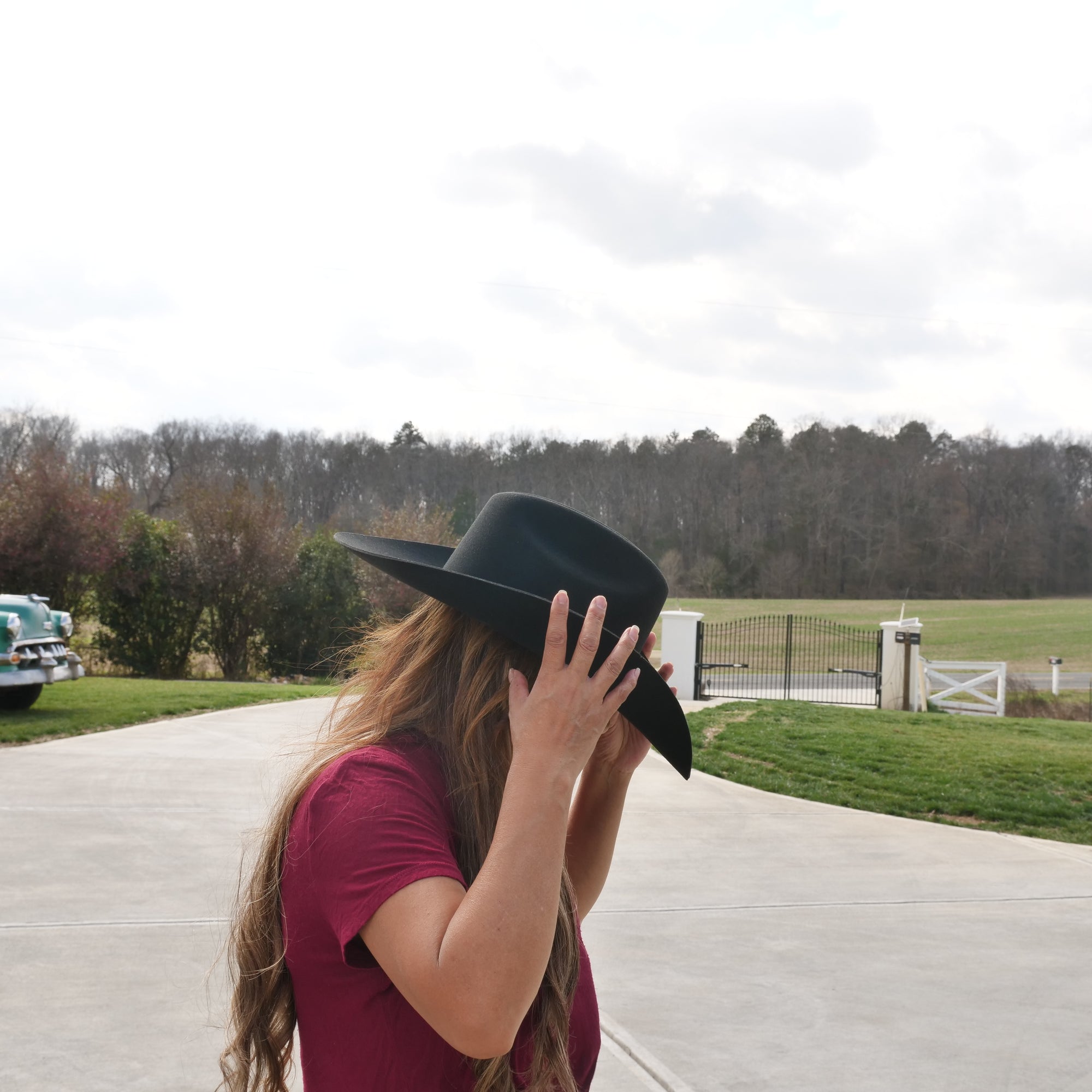 womens black stetson cowgirl hat