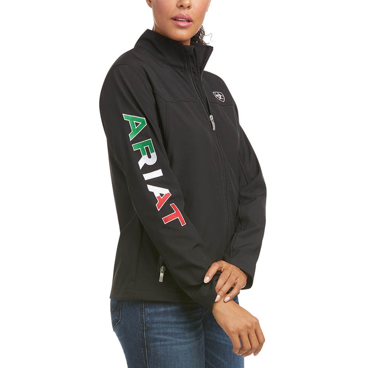 Ariat Mexico Jacket Women s Softshell Black El Potrero Western Wear