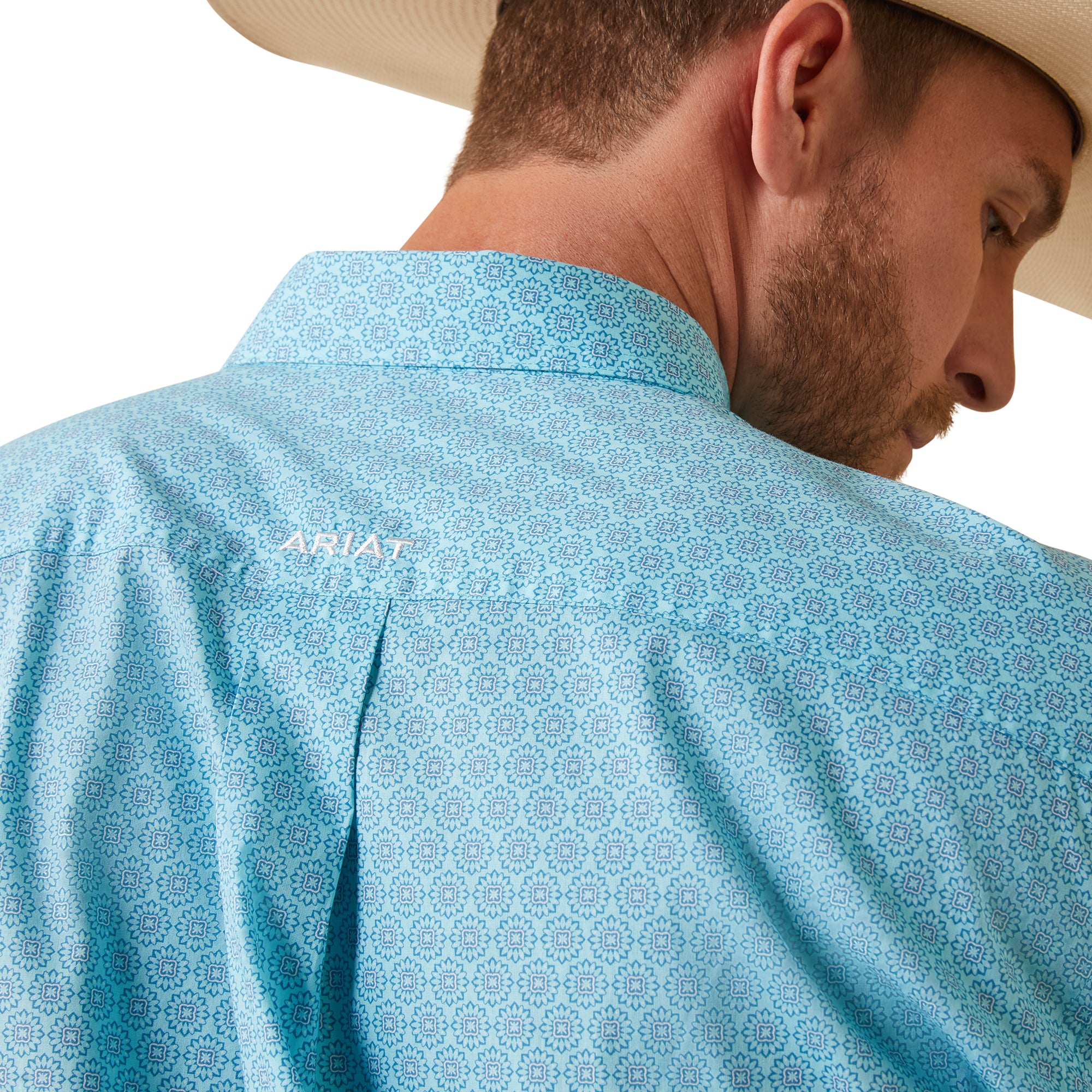 blue dress shirt for men