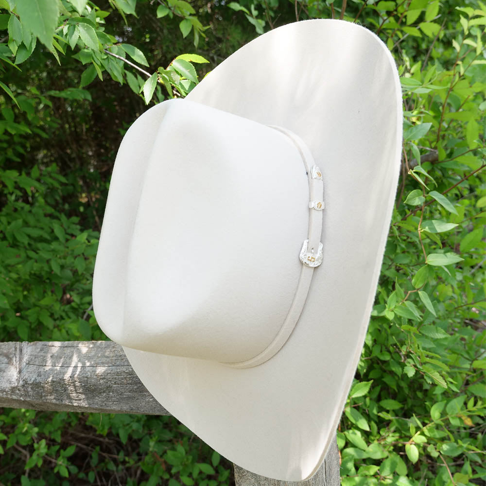 stetson hat brenham 4x ivory felt wool