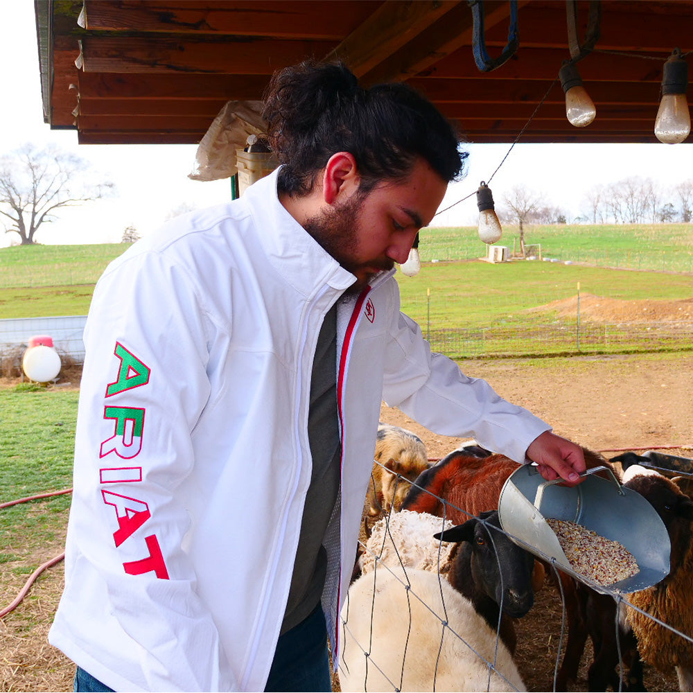 white mexico jacket ariat